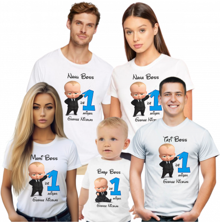 Tricouri copii Baby Boss – Personalizate cu numele micuțului! [1]