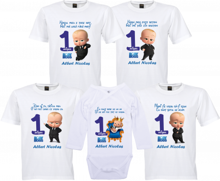 Tricouri pentru moț - Tricouri cu Baby Boss pentru Distracție și Amuzament