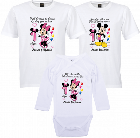 Model Mickey și Minnie Mouse - Tricouri cu Minnie Mouse pentru o Distracție de Neuitat