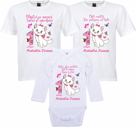 Model Pisicuța Marie - Tricouri cu Pisica Marie pentru O Petrecere Elegantă