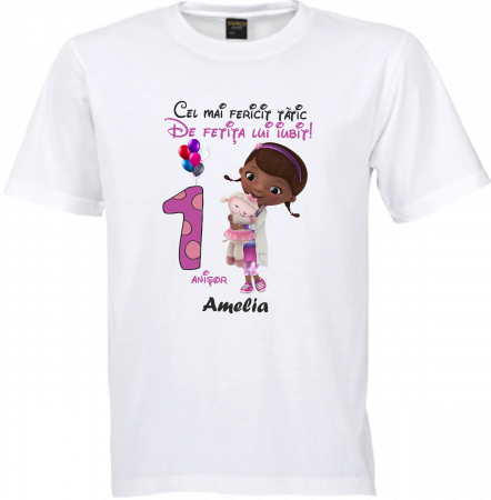 Tricouri de Moț cu Doctorița Plușica – Personalizate pentru Primul An [2]