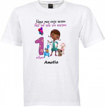Tricouri de Moț cu Doctorița Plușica – Personalizate pentru Primul An [5]