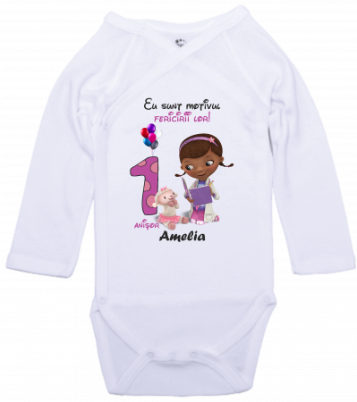 Tricouri de Moț cu Doctorița Plușica – Personalizate pentru Primul An [4]