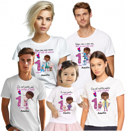 Tricouri de Moț cu Doctorița Plușica – Personalizate pentru Primul An [1]