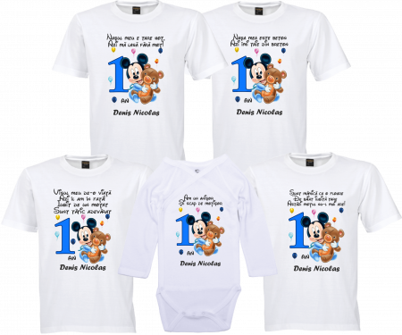 Model Ursuleți - Tricouri de Moț cu Ursuleți – Amintiri Speciale pentru Micuțul Tău