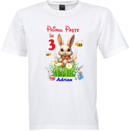 Tricouri Familie „Echipa Iepurașului” – Set Personalizat Paște [2]