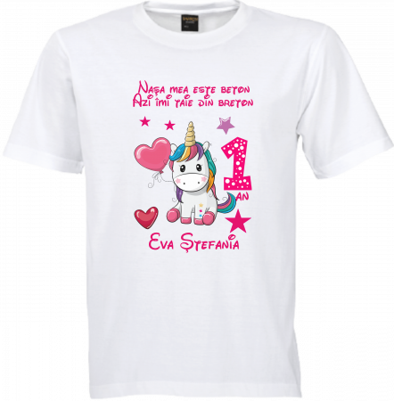 Tricouri fermecătoare cu Baby Unicorn pentru petrecerea de moț [6]
