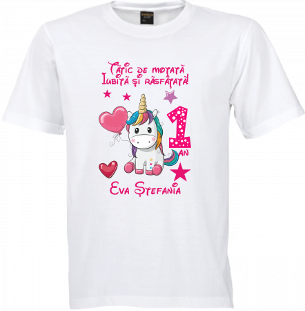 Tricouri fermecătoare cu Baby Unicorn pentru petrecerea de moț [2]