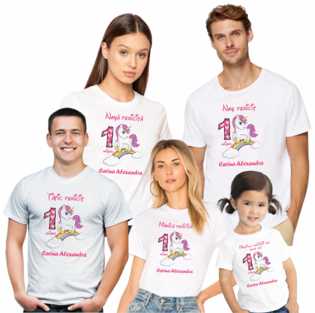 Tricouri pentru petrecerea de moț – Unicornii aduc magia [1]