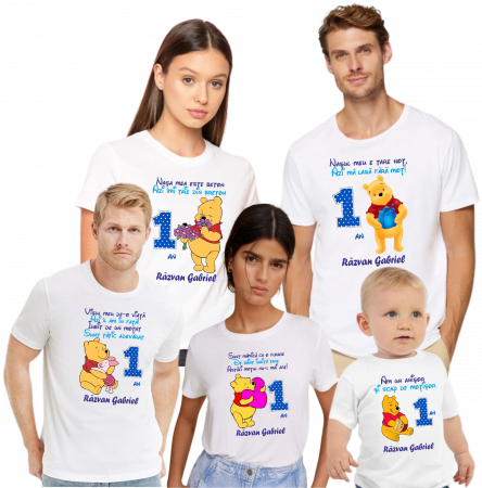 Tricouri pentru Toată Gașca – Personalizate și Amuzante cu Winnie the Pooh [1]