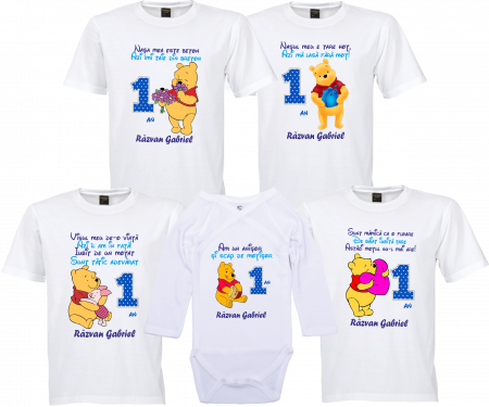 Model Winnie The Pooh - Tricouri pentru Toată Gașca – Personalizate și Amuzante cu Winnie the Pooh