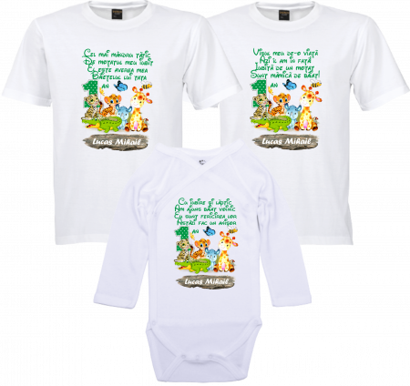 Model Safari - Tricouri personalizate cu animaluțe - Safari