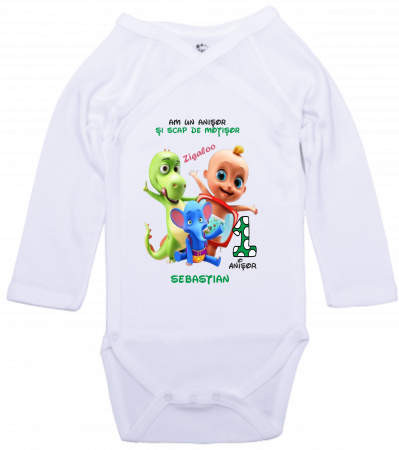 Tricouri Personalizate  cu Cocomelon pentru Petrecerea de Moț [4]