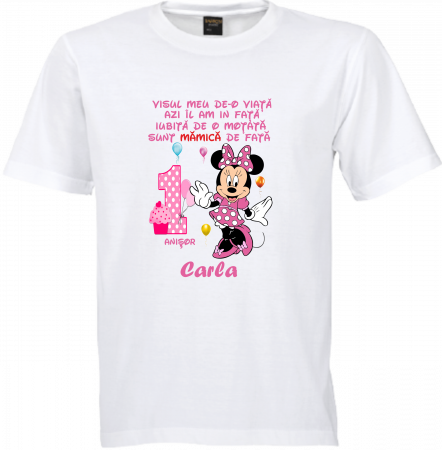 Tricouri personalizate cu Mickey Mouse pentru Fetițe Fericite [3]
