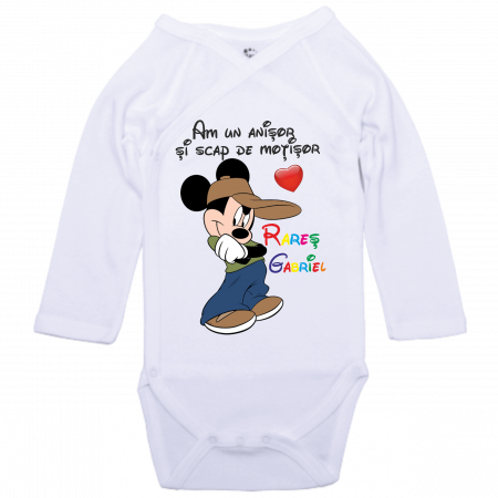 Tricouri personalizate cu Mickey pentru primul moț al copilului tău [4]