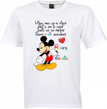 Tricouri personalizate cu Mickey pentru primul moț al copilului tău [2]