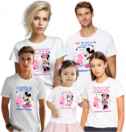 Tricouri Personalizate  cu Mickey si Minnie pentru Întâlniri de Familie [1]