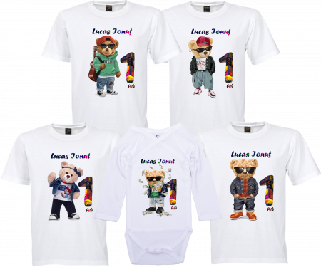 Model Ursuleți - Tricouri Personalizate cu Ursuleți - Cadoul Perfect pentru Moț