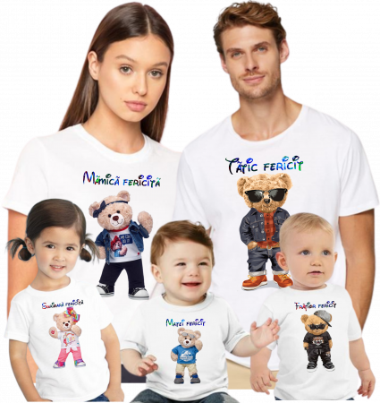 Tricouri Personalizate cu Ursuleți simpatici [1]