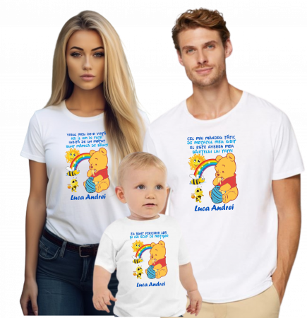 Tricouri personalizate cu Winnie the Pooh pentru o petrecere cu stil [1]