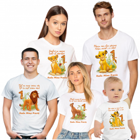  Tricouri Personalizate Simba pentru Petrecerea de Moț [1]