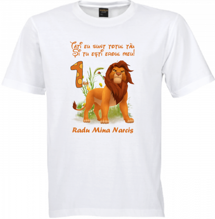  Tricouri Personalizate Simba pentru Petrecerea de Moț [2]