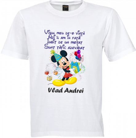 Tricouri tematice cu Mickey pentru moț – Ideal pentru o petrecere veselă și plină de magie. [3]