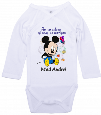 Tricouri tematice cu Mickey pentru moț – Ideal pentru o petrecere veselă și plină de magie. [4]