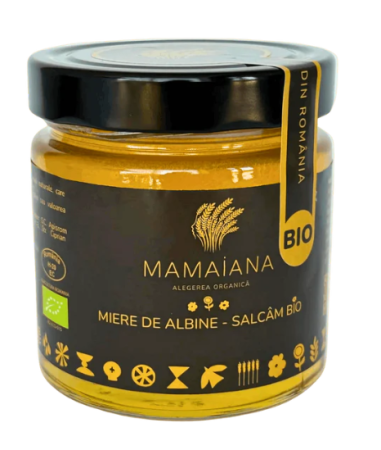 Miere - Miere de salcâm bio Mamaiana 500g