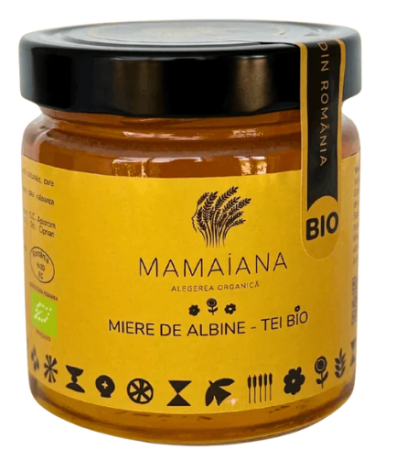 Produse - Miere de tei bio Mamaiana 500g