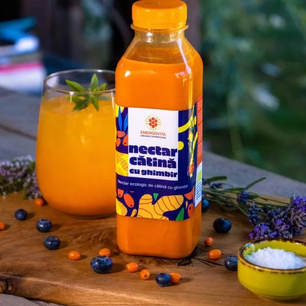 BACANIE - Nectar ecologic de catina cu ghimbir 500 ml