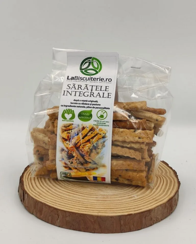 Produse - Sărățele Integrale cu Unt și Semințe | 190g