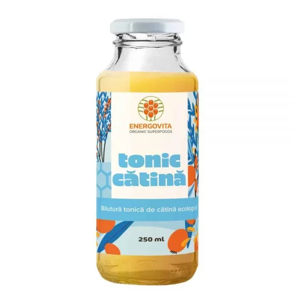 Produse - Suc ecologic tonic de catina cu miere -250 ml
