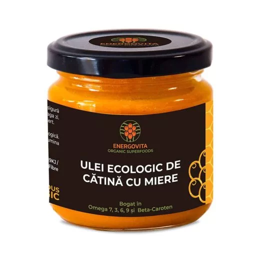 Produse - Ulei ecologic de catina cu miere 220 g
