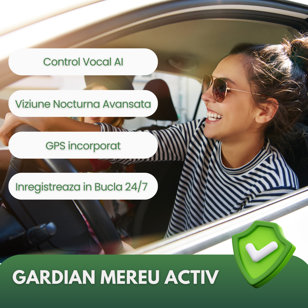 Camera de bord auto(fata+spate) 4k,  ecran tactil de 12”,  wifi, GPS, Video Recorder [4]