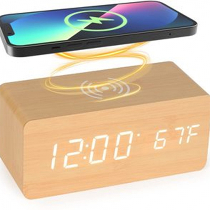 Ceas cu termometru si functie de incarcare wireless smartphone [2]
