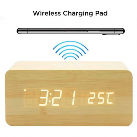 Ceas cu termometru si functie de incarcare wireless smartphone [4]