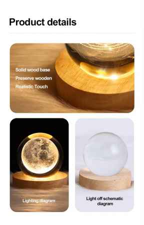 Lampa decorativa cu glob de sticla [2]
