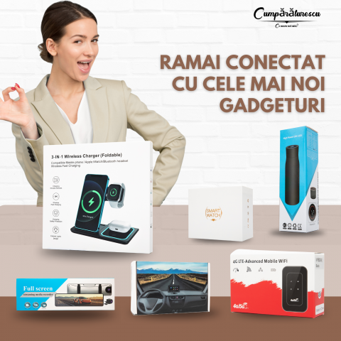 Stația de încărcare wireless 3 în 1 pentru Smartphone-uri, Apple Watch, AirPods [9]