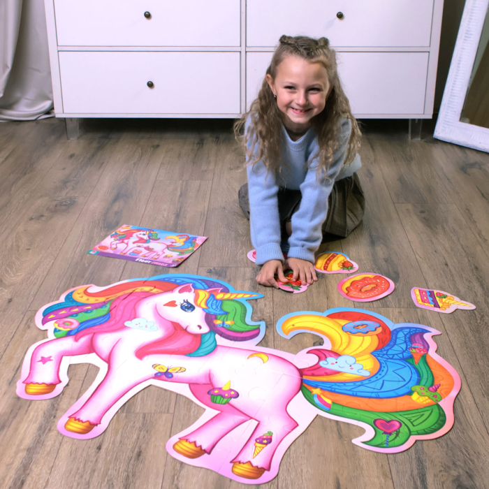 Puzzle de podea copii Sirenă, 33 piese, 67×96 cm, Roter Käfer, 3–5 ani [5]