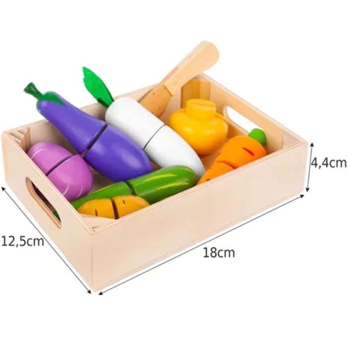 Set Legume și Fructe din Lemn – KRUZZEL [3]