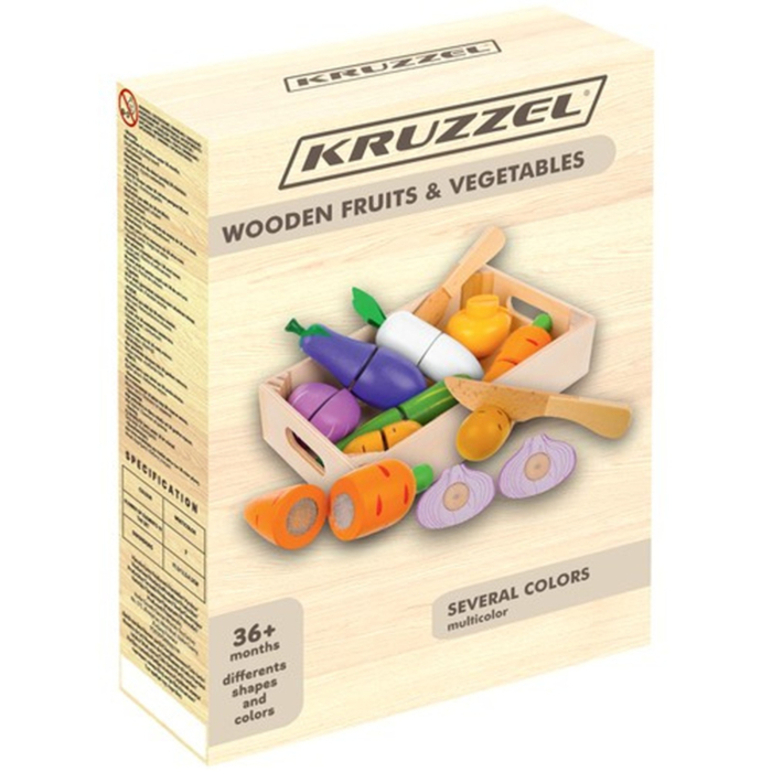 Set Legume și Fructe din Lemn – KRUZZEL [2]