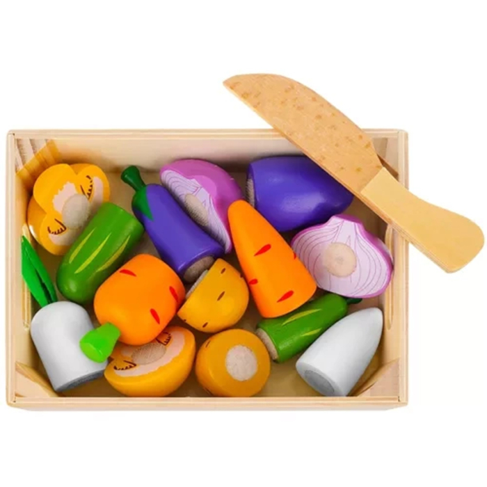 Set Legume și Fructe din Lemn – KRUZZEL [4]