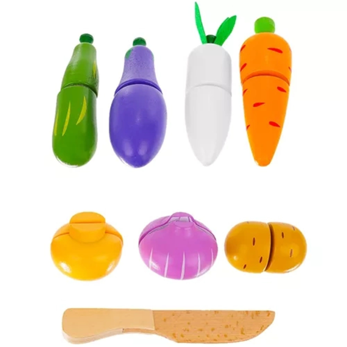 Set Legume și Fructe din Lemn – KRUZZEL [5]