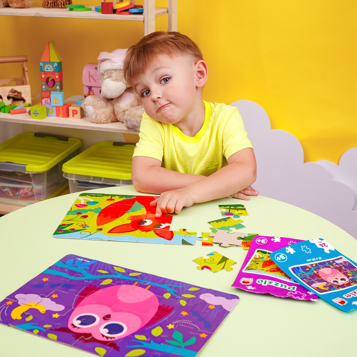 Puzzle copii 24 piese – Bufnița magică de noapte | Roter Käfer | 3+ ani [4]
