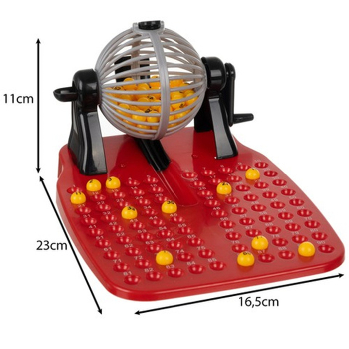 Joc de societate Bingo Lotto – Tombola clasică cu bile numerotate și cartonașe [3]