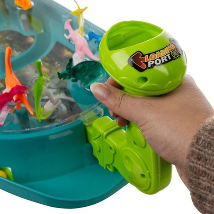 Joc interactiv – Bătălia Dinozaurilor, joc de societate cu figurine și bile lansatoare, KRUZEL [5]