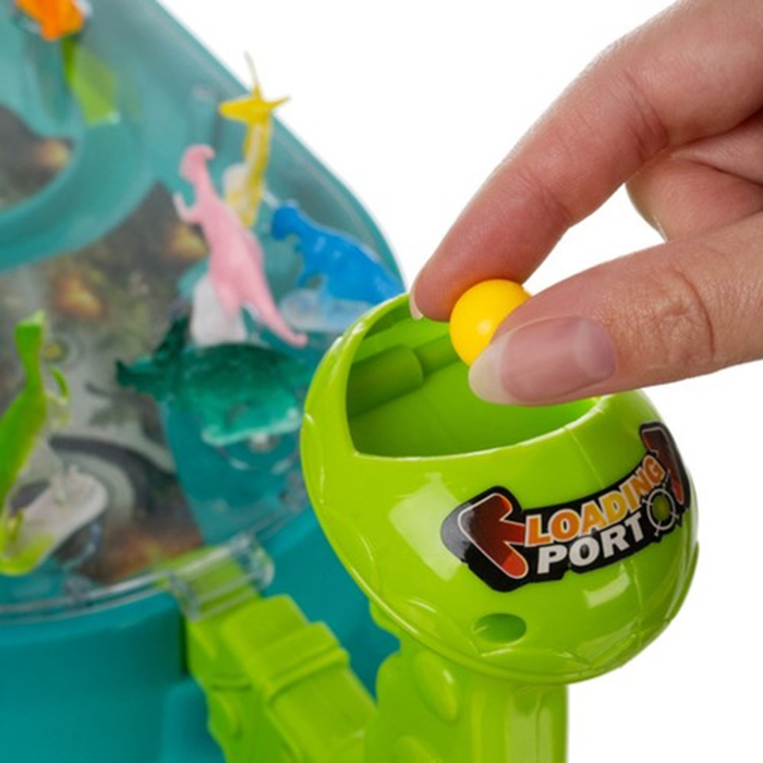 Joc interactiv – Bătălia Dinozaurilor, joc de societate cu figurine și bile lansatoare, KRUZEL [6]