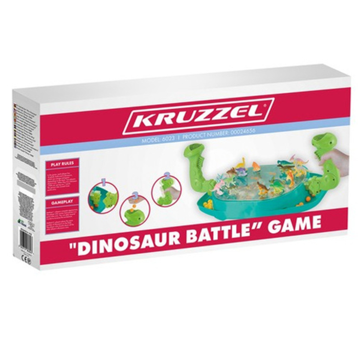 Joc interactiv – Bătălia Dinozaurilor, joc de societate cu figurine și bile lansatoare, KRUZEL [2]