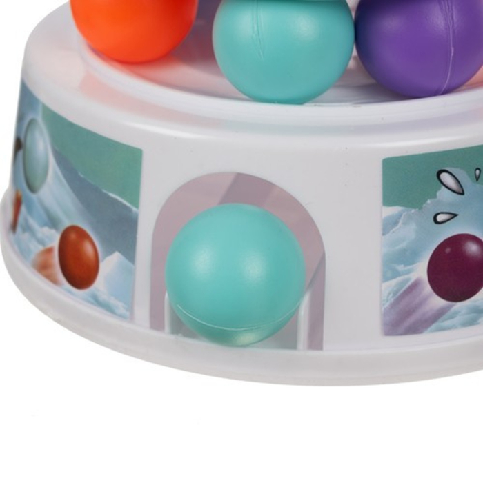 Joc interactiv KRUZZEL – Penguin Skiing Tower, joc de echilibru și îndemânare pentru copii [5]